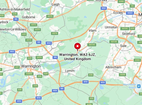 Warrington Map
